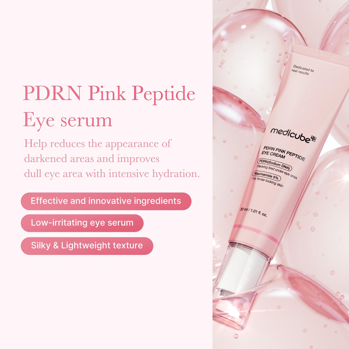 medicube dropper dispensing serum illustrating precise application and hygienic dosing benefit