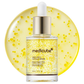 medicube front bottle showing clean product styling and clear benefits