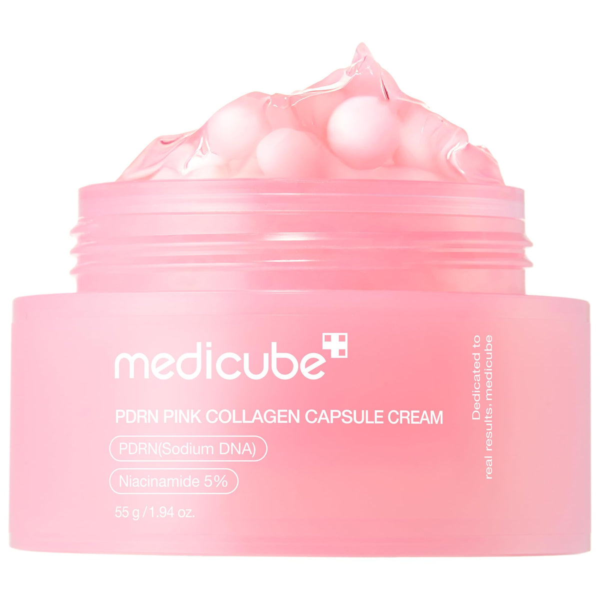medicube front packaging showing capsule cream for visible glow