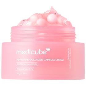 medicube front packaging showing capsule cream for visible glow
