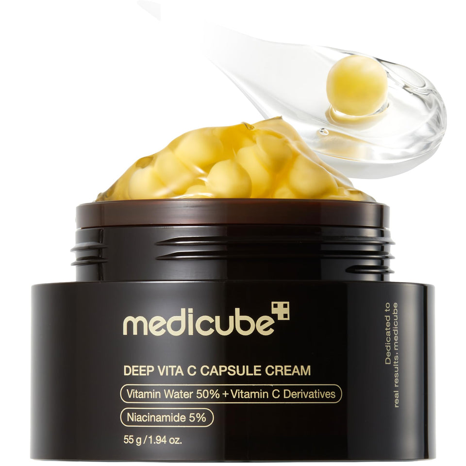 medicube front packaging showing product and radiance benefit