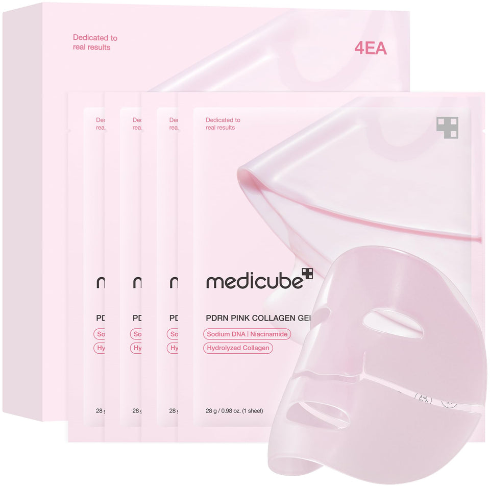 medicube front packaging showing jelly gel mask for hydrated skin