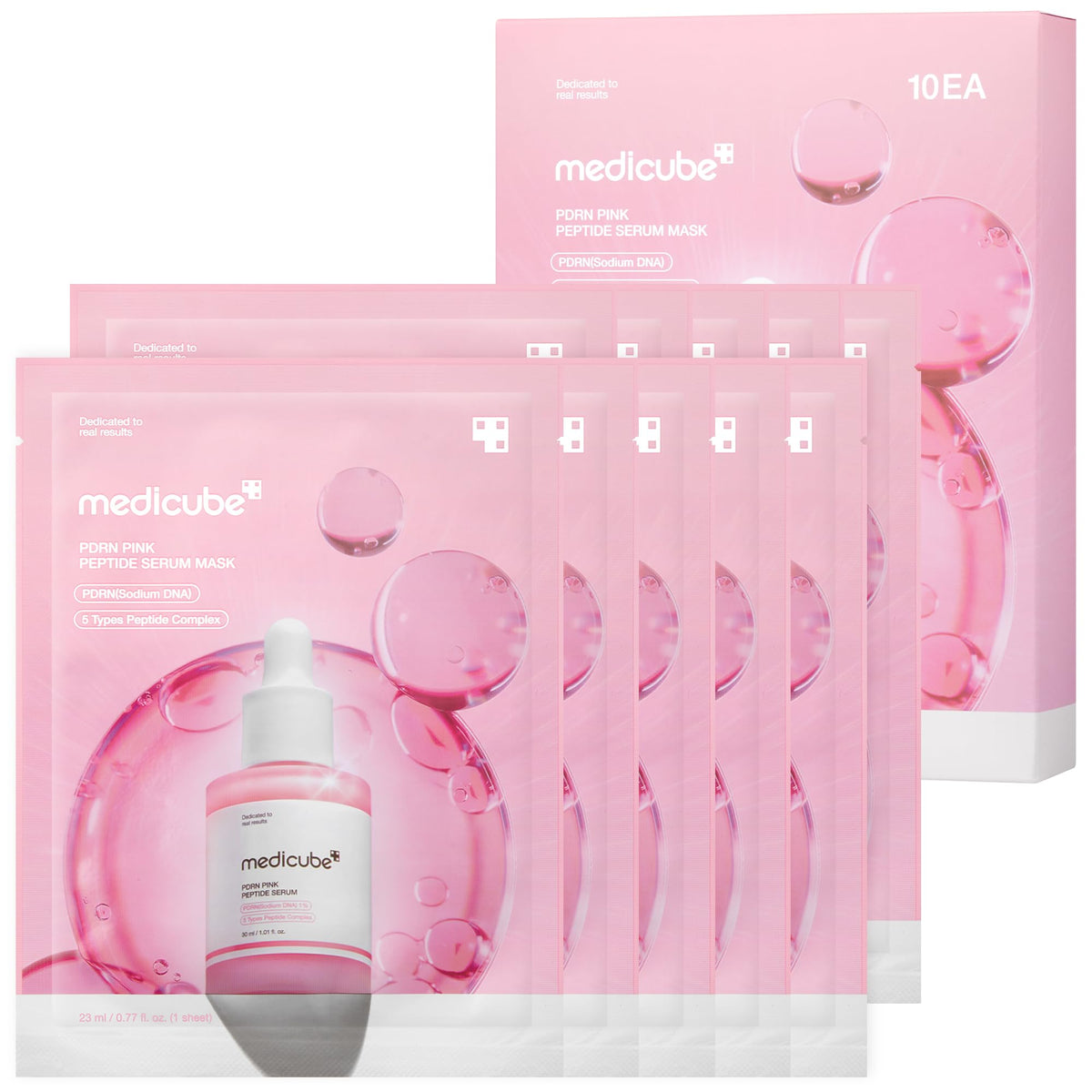 medicube front packaging showing product name and benefits for quick recognition