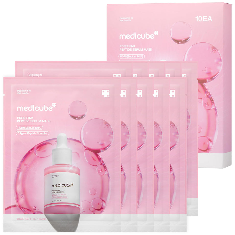 medicube front packaging showing product name and benefits for quick recognition