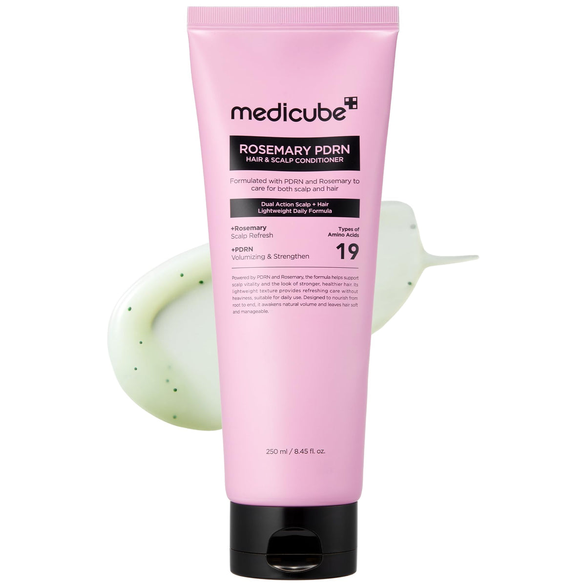 medicube front packaging showing conditioner benefits and size