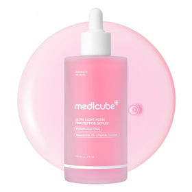 medicube front packaging showing bottle and box for clear product identification and trust