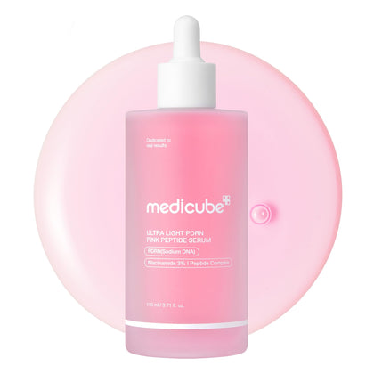 medicube front packaging showing bottle and box for clear product identification and trust
