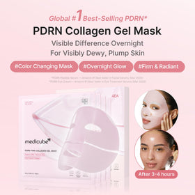 medicube gel texture close-up highlighting lightweight absorption benefit
