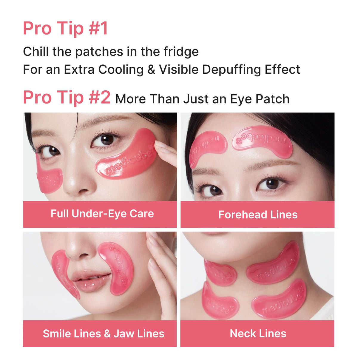 medicube ingredients label highlighting PDRN collagen NAD+