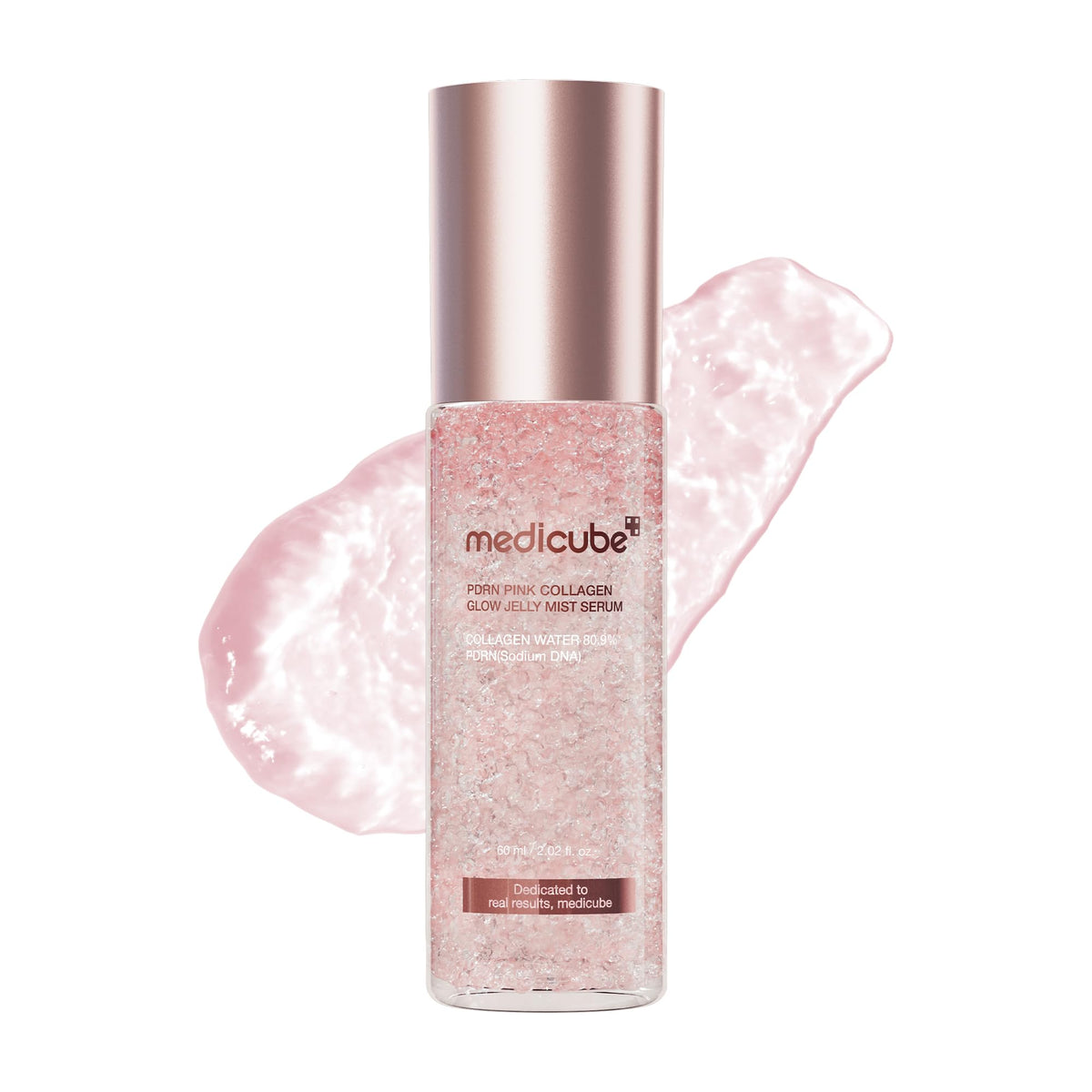 medicube front bottle showing jelly mist serum for portable hydration
