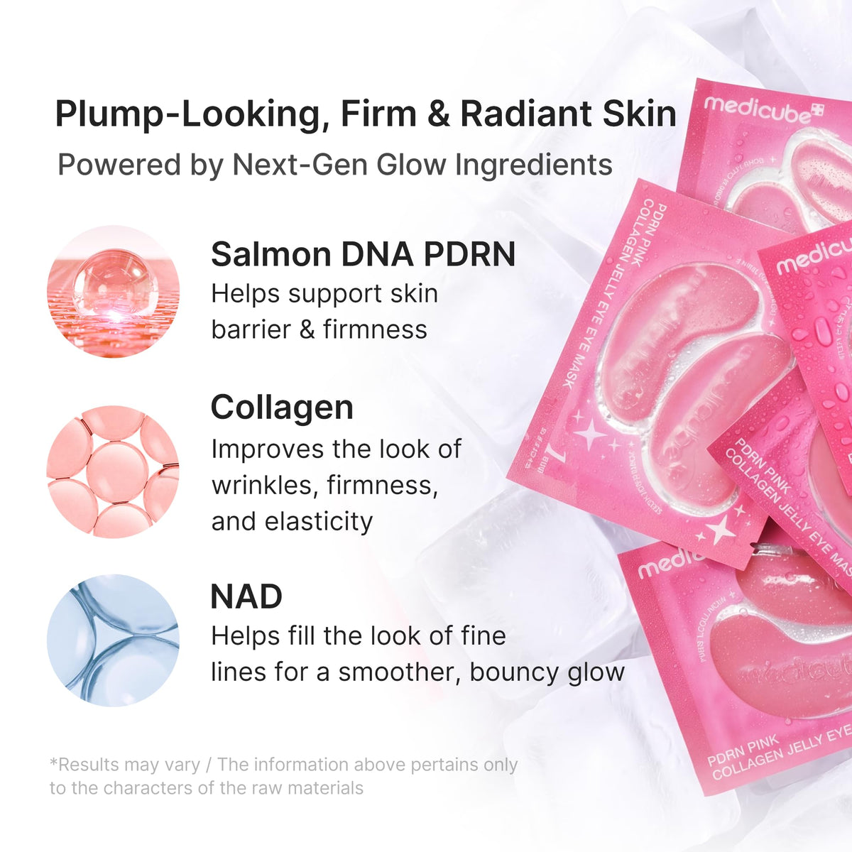 medicube jelly hydrogel texture close-up showing serum-rich gel
