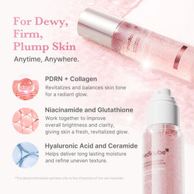 medicube jelly texture close-up on fingertip, showing concentrated serum consistency
