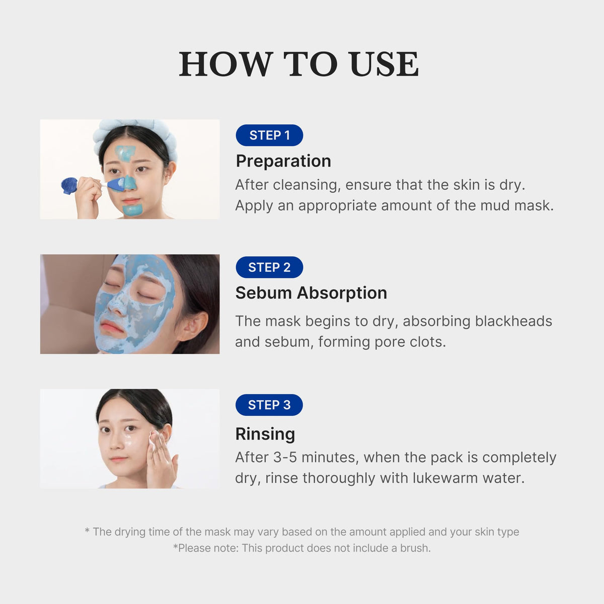 medicube ingredient label close-up highlighting AHA BHA PHA blend for effective exfoliation