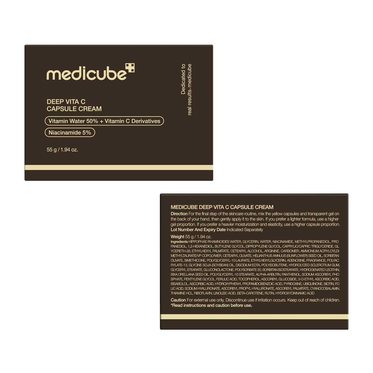 medicube on bathroom shelf in routine setting for daily-use convenience
