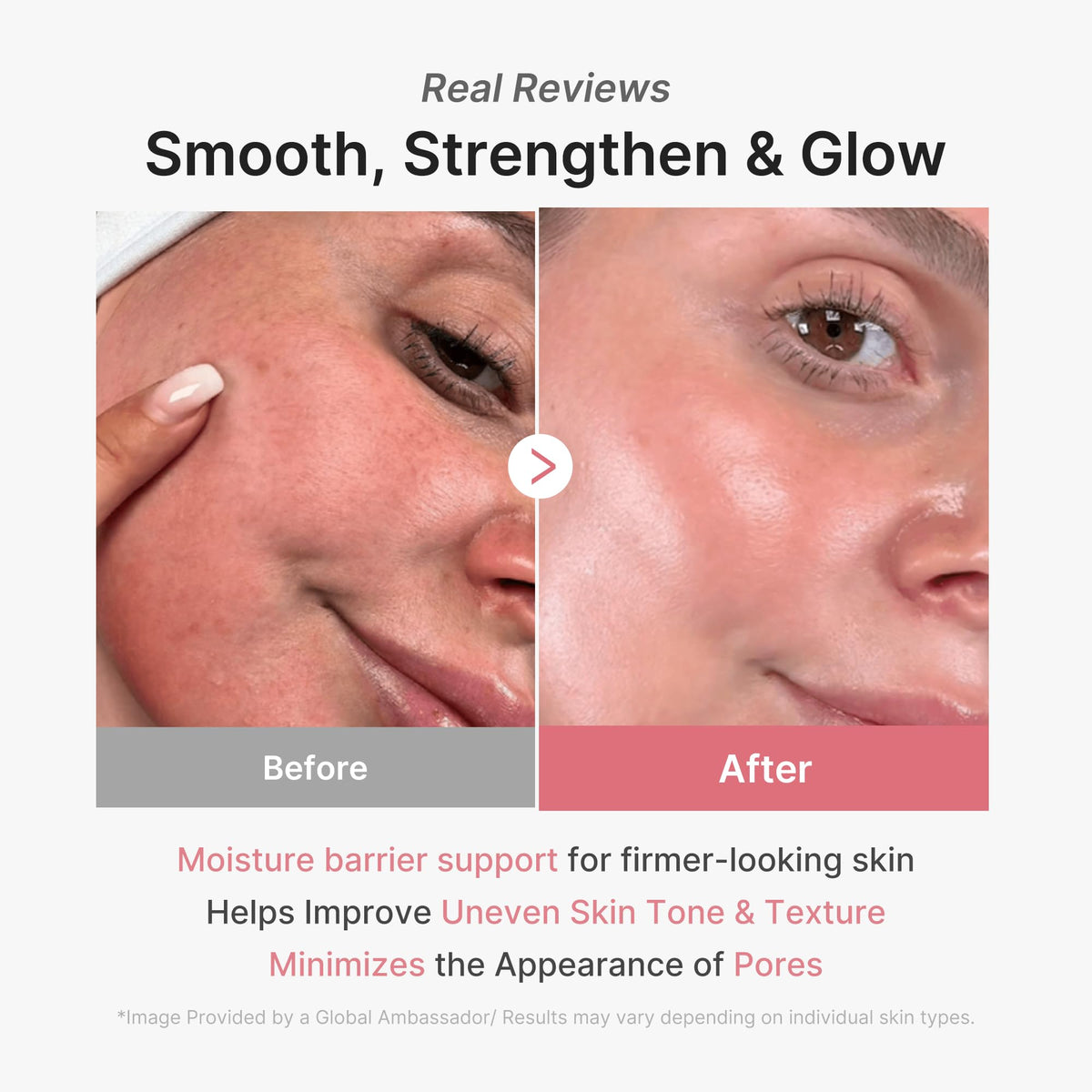 medicube mask applied on face overnight demonstrating restorative hydration benefit