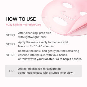 medicube before and after glowing skin comparison showing brightening effect