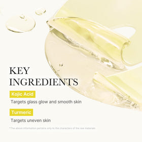 medicube pouch open with sheet mask displayed for contents clarity