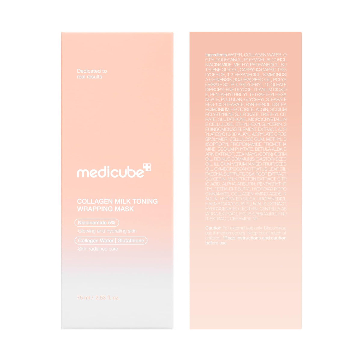 medicube smooth skin finish after use showing no-sticky, dewy benefit