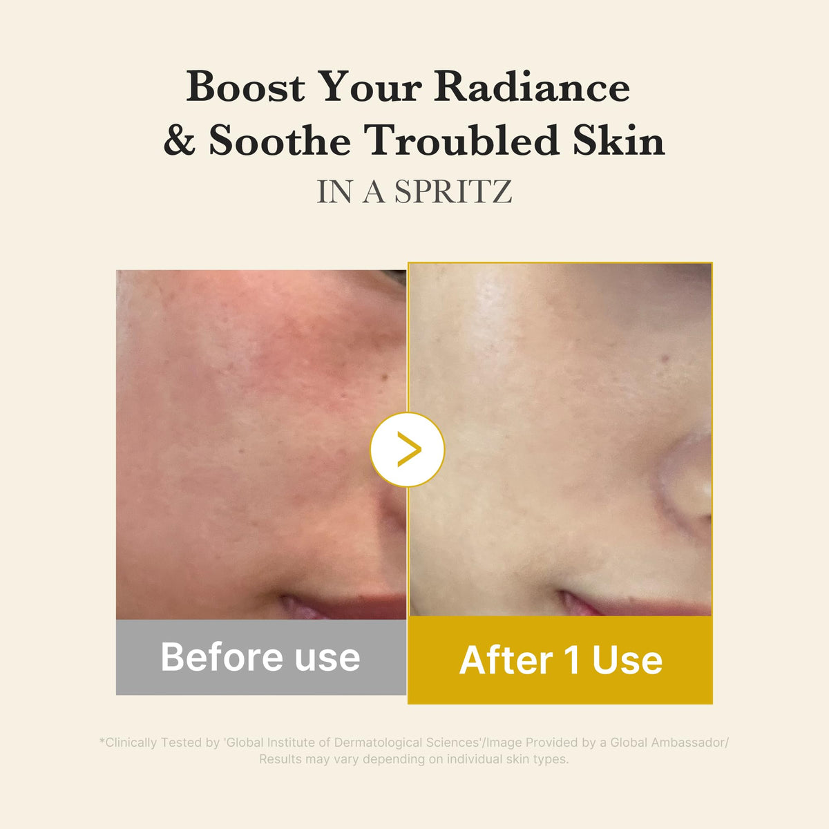 medicube mist in use on face delivering instant hydration and refreshing boost