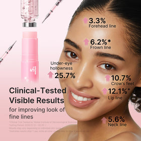 medicube used on neck and jawline to smooth and hydrate skin