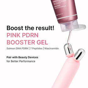 medicube gel texture close-up demonstrating smooth glide and hydration
