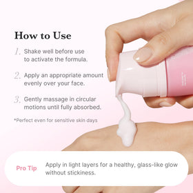medicube cotton pad soaked with serum for intensive brightening mask