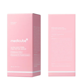 medicube closeup of pump dispensing a drop for precise, hygienic application