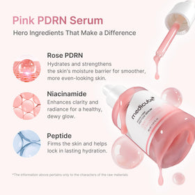 medicube serum texture drop illustrating lightweight hydration and absorption