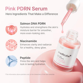 medicube texture drop on hand highlighting lightweight absorption and hydration
