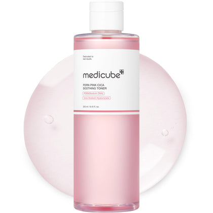 medicube front packaging showing bottle and label for clear identification and trust