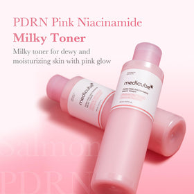 medicube label closeup highlighting ingredients for clearer tone