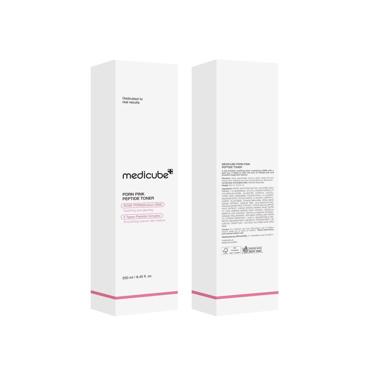 medicube morning routine scene showing toner use for radiant skin benefit