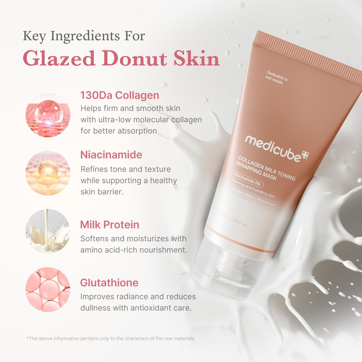 medicube peeling off film demonstrating mess-free removal and instant glow