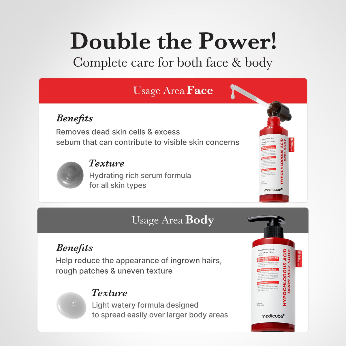 medicube bottle on bathroom counter suggesting daily routine and convenience