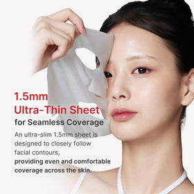 medicube peeled mask with visible residue showing oil removal benefit