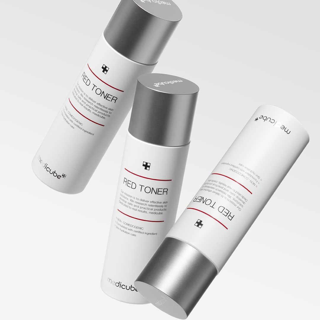 medicube on cotton pad ready for gentle pore-clearing application
