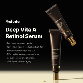 medicube serum dropper dispensing texture highlighting fast absorption benefit