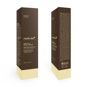 medicube open bottle top-view showing encapsulated formula and controlled delivery benefit