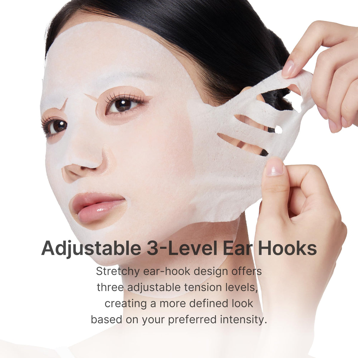 medicube mask next to hand showing scale and easy at-home use