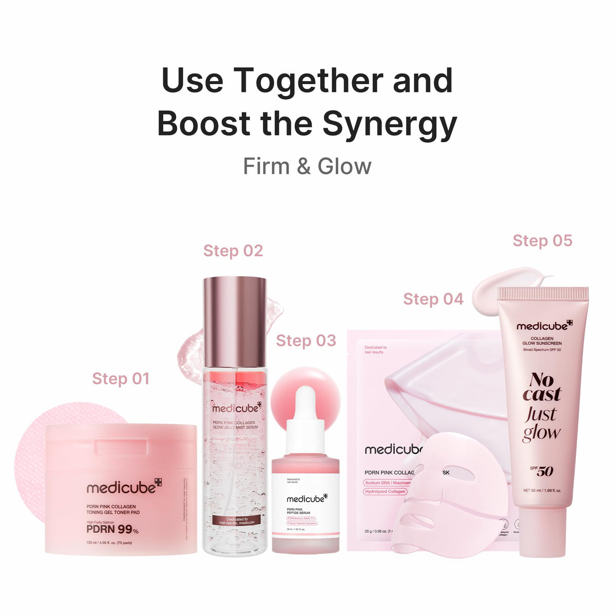 medicube mask next to hand for size comparison showing coverage benefit