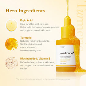 medicube snowflake-like capsules close-up showing stable delivery of active ingredients