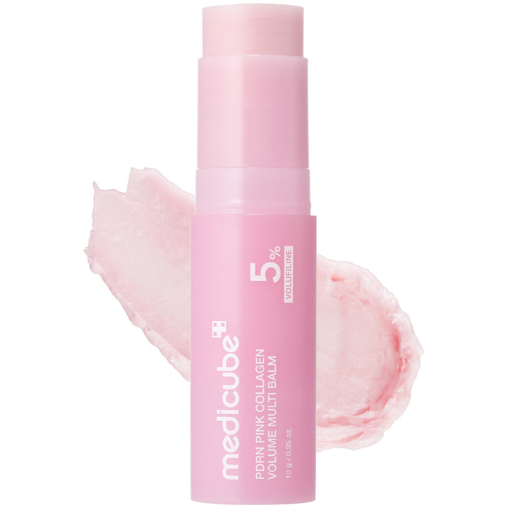 medicube stick front packaging showing compact balm and brand benefits