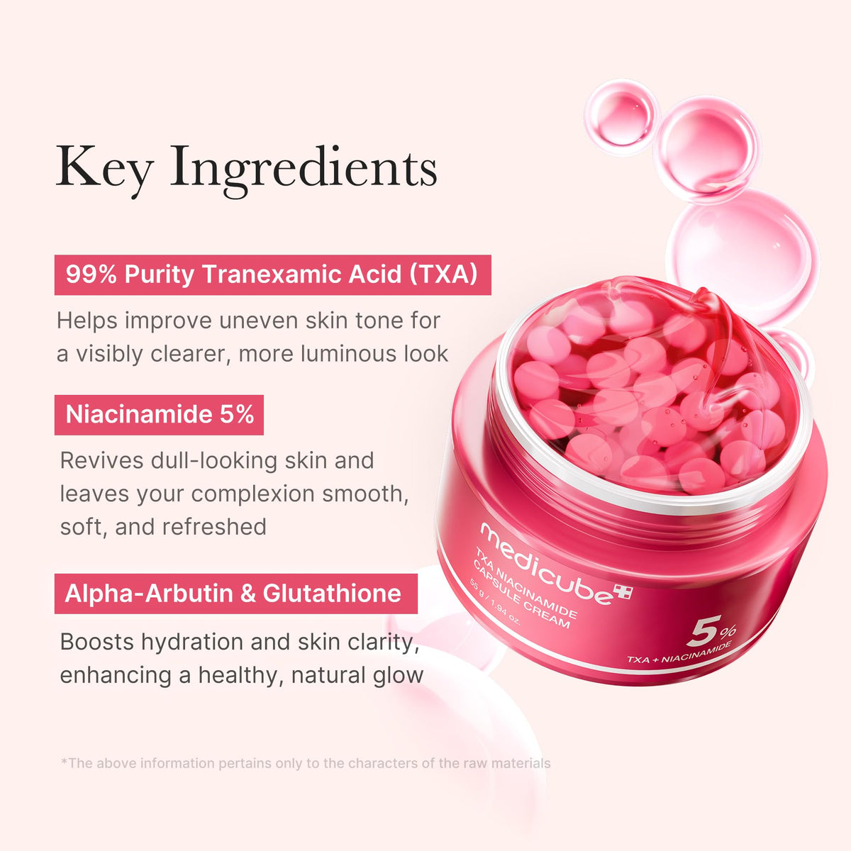 medicube blended gel texture on fingertip, illustrating smooth absorption and lightweight hydration