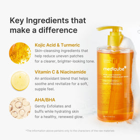medicube creamy micro-gel lather demonstrating gentle hydration