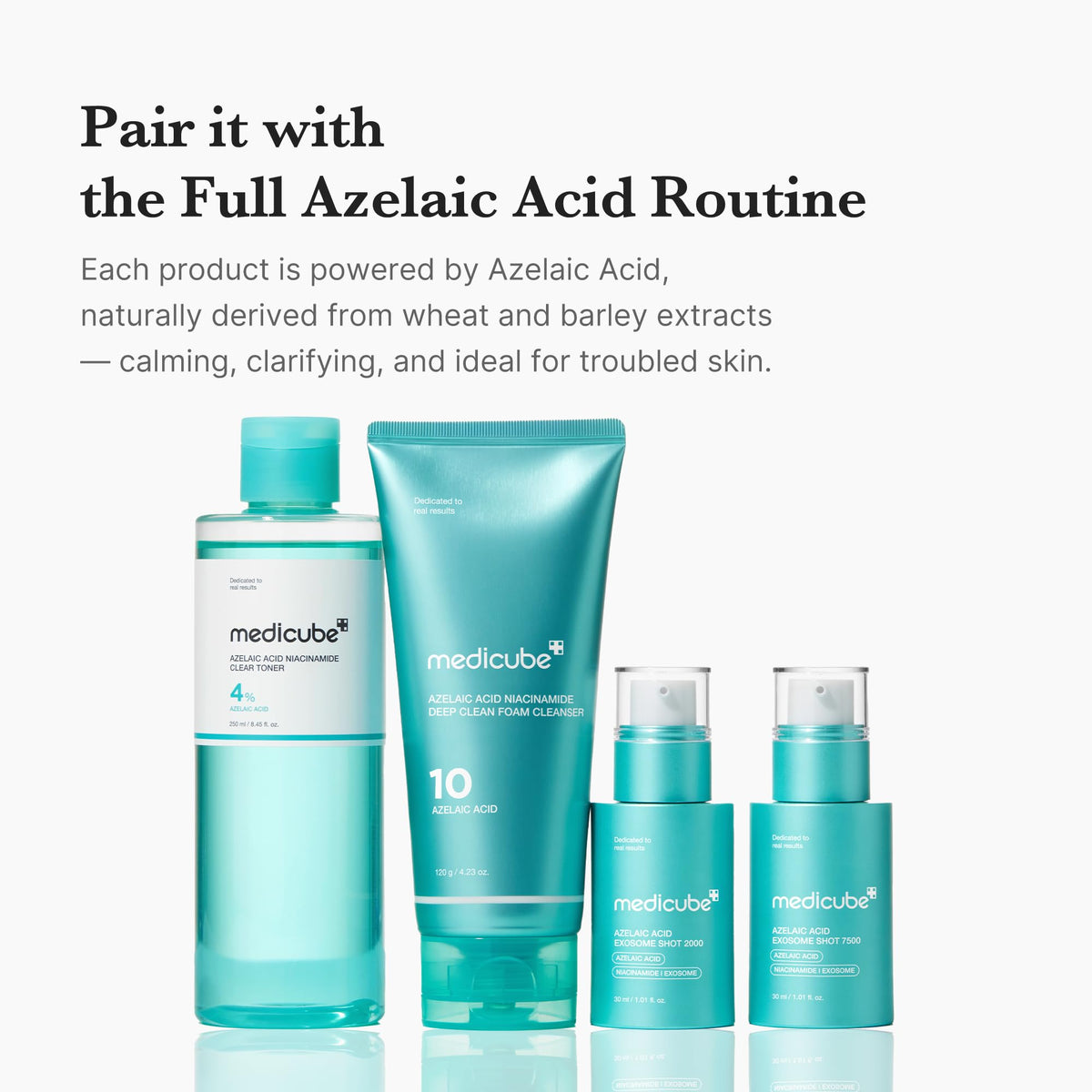 medicube on bathroom shelf in routine setup promoting consistent use benefit