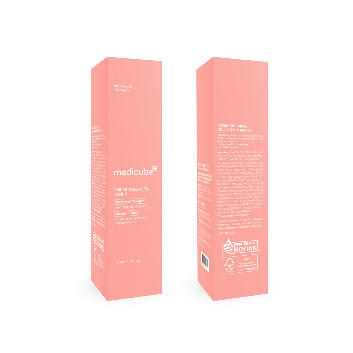 medicube bottle on bathroom shelf signaling daily routine ease