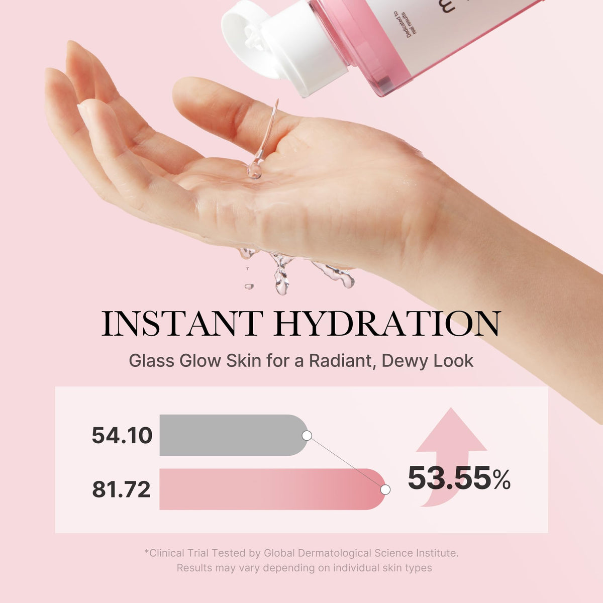 medicube toner on cotton pad for gentle exfoliation and even application