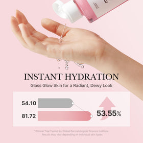 medicube toner on cotton pad for gentle exfoliation and even application
