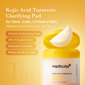 medicube open jar with stacked pads highlighting hygienic single-use convenience