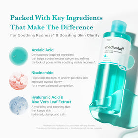 medicube pouring watery texture demonstrating lightweight hydration benefit